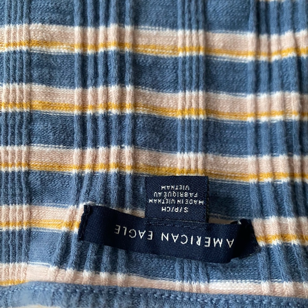 American Eagle Striped Knit Top